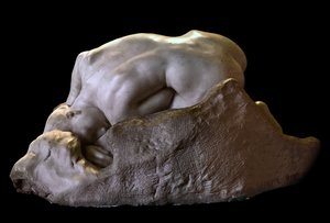 Danaide Sculpture de Auguste Rodin (1840-1917) Paris do século XIX, Musee Rodin