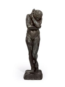 Eva após a queda, 1881; 1897 de Auguste Rodin
