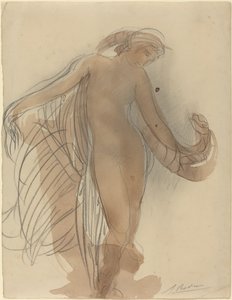 Figura virada para a frente de Auguste Rodin