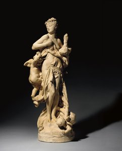 Inocência atormentada pelo amor; Inocência atormentada pelo amor, 1871; 1900 de Auguste Rodin