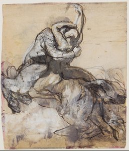 Centauro sequestrando um jovem de Auguste Rodin