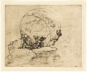 Amor Girando o Mundo de Auguste Rodin