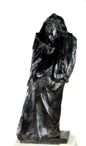 Monumento de Honra de Balzac antes do último estudo. Escultura de Auguste Rodin (1840-1917) 1897 Paris, Musee Rodin de Auguste Rodin