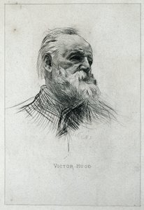 Retrato do escritor Victor Hugo de Auguste Rodin