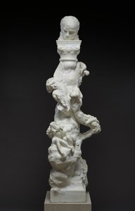 O Poeta e a Vida Contemplativa: A Coluna Fenaille, 1896 de Auguste Rodin