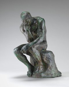 The Thinker Le Penseur, modelo 1880, elenco 1901. de Auguste Rodin