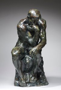 O Pensador, c. 1880 de Auguste Rodin