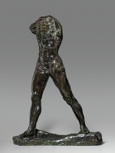The Walking Man, Modelado 18771900, lançado antes de 1917. de Auguste Rodin