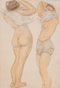Duas figuras de Auguste Rodin