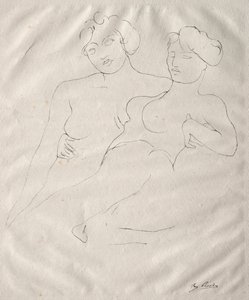 Duas figuras. de Auguste Rodin