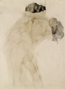 Dois números abrangentes, c1900 de Auguste Rodin