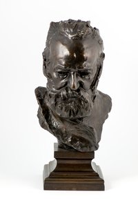 Victor Hugo (fundido em bronze após o original de 1886) (bronze) de Auguste Rodin