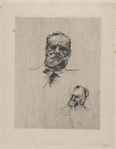 Victor Hugo de rosto inteiro, 1885. de Auguste Rodin