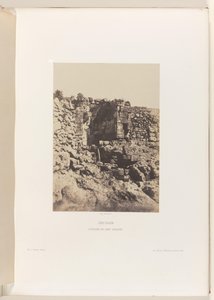 Fontein van Sint-Filippus, Jerusalém Jerusalém. Fonte de São Filipe (título no objeto) de Auguste Salzmann