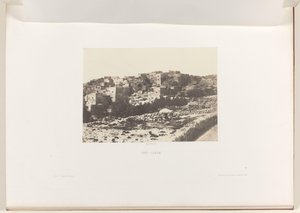 Vista de Belém
Beit-Lehem (título sobre o objecto) de Auguste Salzmann