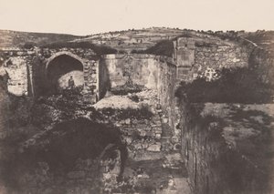 Jerusalém: Église de Sainte Marie Madeleine (Jerusalém: Igreja de Santa Maria Madalena),1854 (foto) de Auguste Salzmann