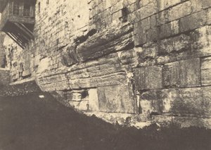 Jerusalém. Cerco do templo. Ponte do arco das Ilhas Salomão que ligava Moria a Sion