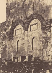 Jerusalém. Cerco do templo. portão Dourado de Auguste Salzmann