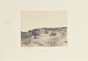 Jerusalém. Gruta de Jeremias de Auguste Salzmann
