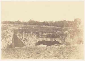 Jerusalém. Túmulo dos reis de Judá. Pátio exterior de Auguste Salzmann