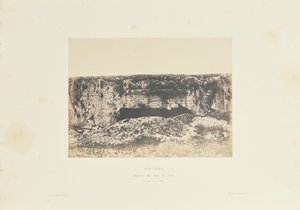 Jerusalém. Túmulo dos reis de Judá. Interior do pátio de Auguste Salzmann
