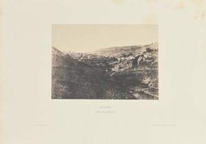 Jerusalém. Vale de Jehoshaphat de Auguste Salzmann