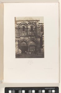 Fachada da Igreja do Santo Sepulcro, Jerusalém Jerusalém. Santo Sepulcro. Fachada (título no objeto)
