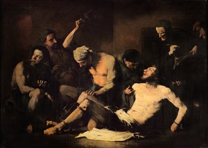 A tortura de Alonso Cano (1601-67) c.1867