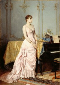 Retrato da cantora de ópera Rose Caron 1857-1890, c. 1880.