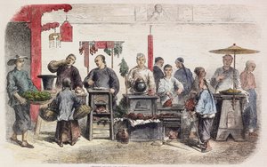 Cozinheiros de rua no cantão de Auguste after Borget