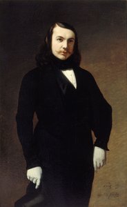 Retrato do poeta Théophile Gautier 1811-1872, 1839.