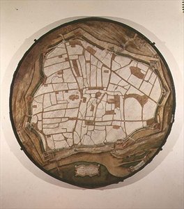 Mapa circular de Viena, 1547-49 de Augustin Hirschvogel