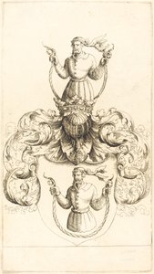 Brasão do Homem Desconhecido. de Augustin Hirschvogel