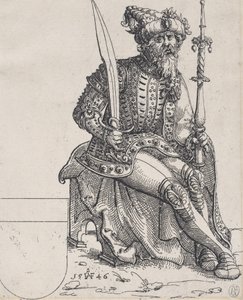 Maximiliano I, de Herberstain, Comentários sobre o Moscoviticarum, 1546 de Augustin Hirschvogel