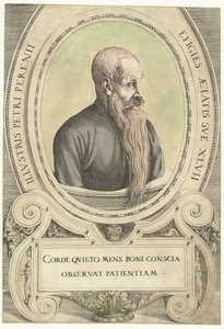Há um retrato de Peter Perényi de Augustin Hirschvogel