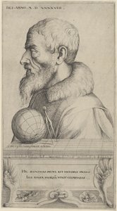 Auto-Retrato, 1548 de Augustin Hirschvogel