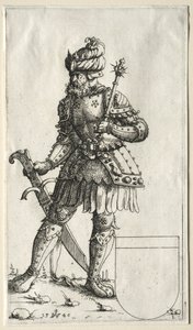 Sigismundo II, rei da Polônia, 1546. de Augustin Hirschvogel