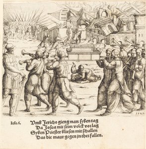 A Queda de Jericó de Augustin Hirschvogel
