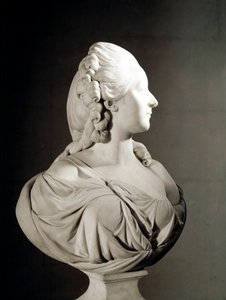 Retrato de Jeanne Becu, Condessa (ou Madame) du Barry (1743-1793) Escultura em mármore de Augustin Pajou (1730-1809) Paris, Musee du Louvre - Madame du Barry (nascida Marie Jeanne Becu