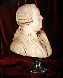Retrato pensado para ser Louis-Pierre-Sebastien, Marshall de Sainscy de Augustin Pajou