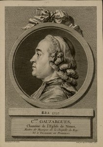 Retrato de Charles Gauzargues 1725-1799, 1767. de Augustin Saint Aubin de