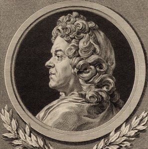 Retrato do compositor Jean-Baptiste Lully 1632-1687, 1770. de Augustin Saint Aubin de