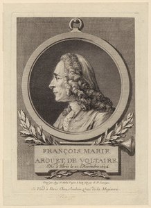 Retrato de François Marie Arouet de Voltaire