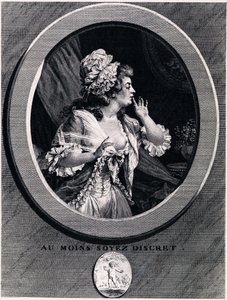 Pelo menos seja discreto!, 1789 de Augustin de Saint Aubin