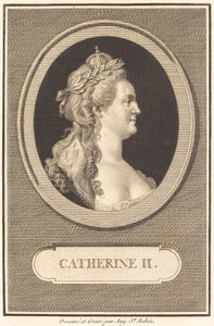 Catarina II de Augustin de Saint Aubin