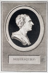 Charles Louis de Secondat, Barão de Montesquieu (1689-1755) (gravura)
