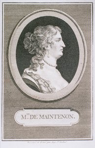 Francoise d&39;Aubigne, madame de Maintenon (1635-1719) de Augustin de Saint Aubin