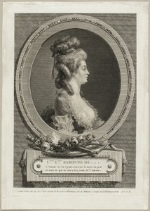 Louise Émilie, Baronesa de *** França de Augustin de Saint Aubin