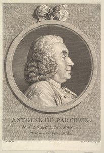 Retrato de Antoine de Parcieux, 1771. de Augustin de Saint Aubin