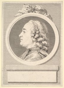 Retrato de Charles Gauzargues, 1767. de Augustin de Saint Aubin